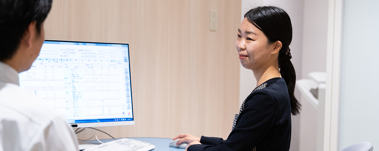 山梨県厚生連健康管理センター recruit2023 先輩の声　保健科