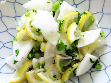 かぶのレモン酢あえ