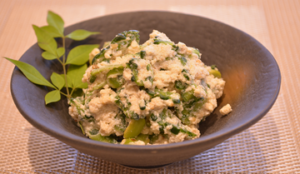 ゴーヤと枝豆の白和え